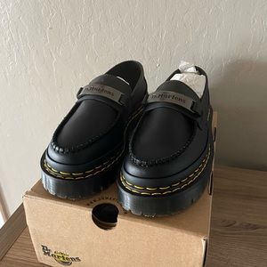 PENTON BEX DOUBLE STITCH LEATHER LOAFERS—NEW